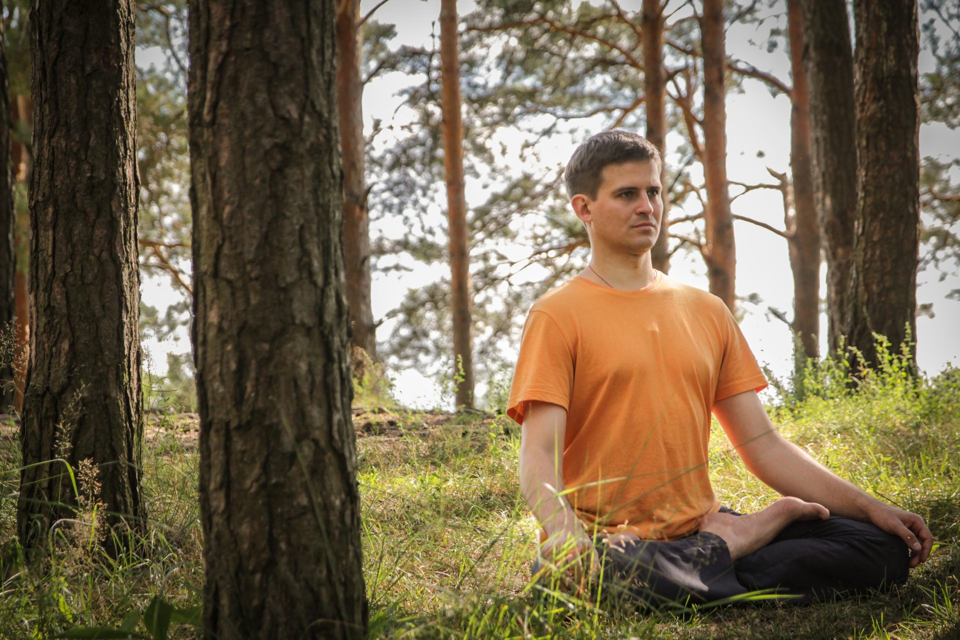 Занятие йогой